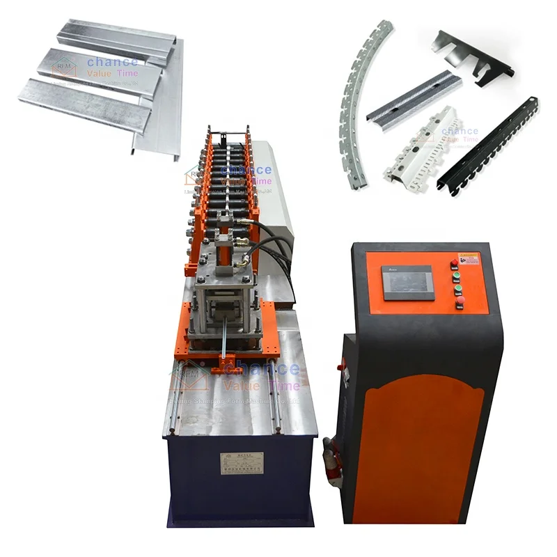 Liming Automatic Metal Profile Roll Forming Machine  C U Proffile Metal Stud and Track Roll Forming Machine