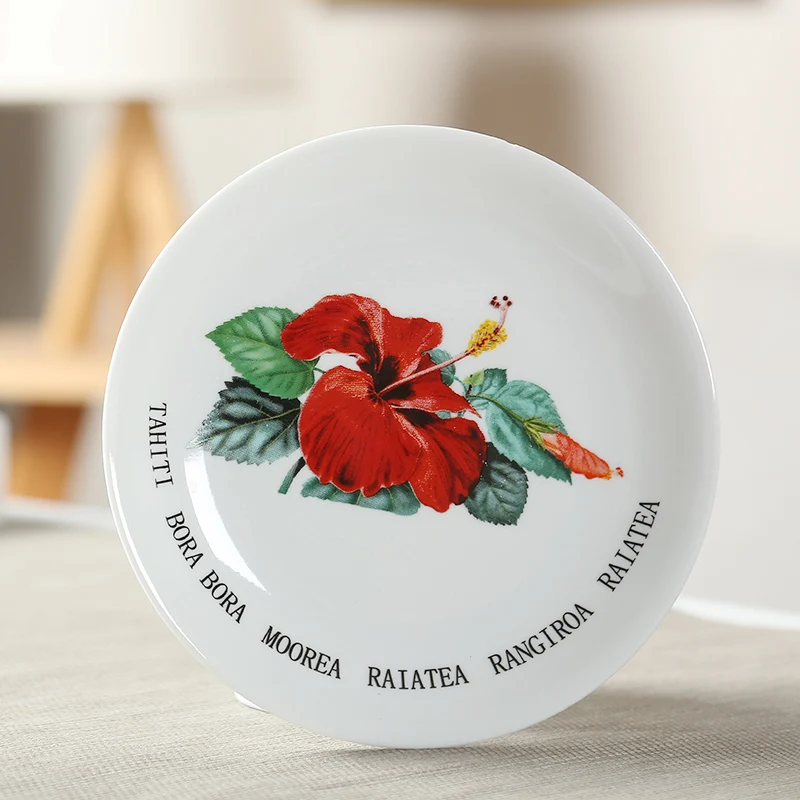 Декоративная декоративная наклейка на холодильник, домашняя подвесная тарелка, памятная керамическая сувенирная тарелка