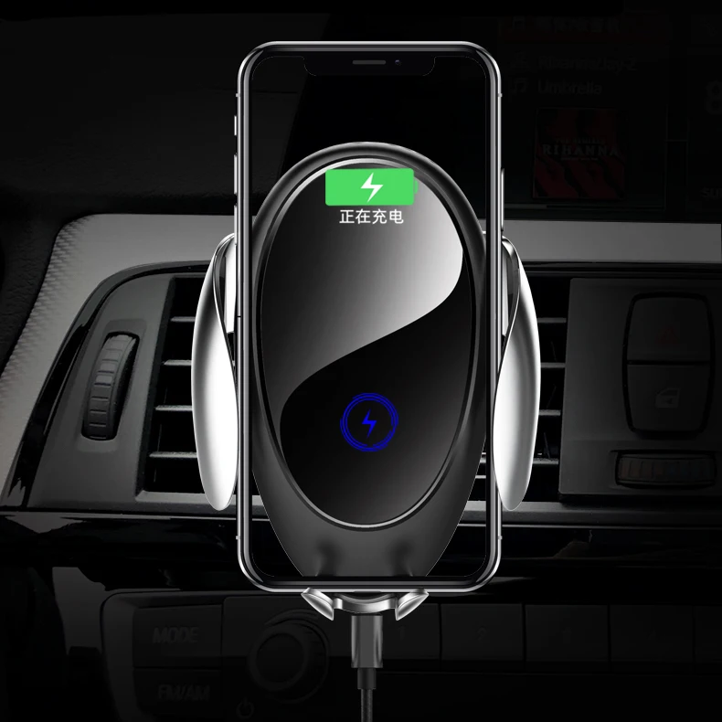 Car Mount Mobile Phone Holder 360 Rotation Degree Stent Magnetic Car Holder Wireless Charger