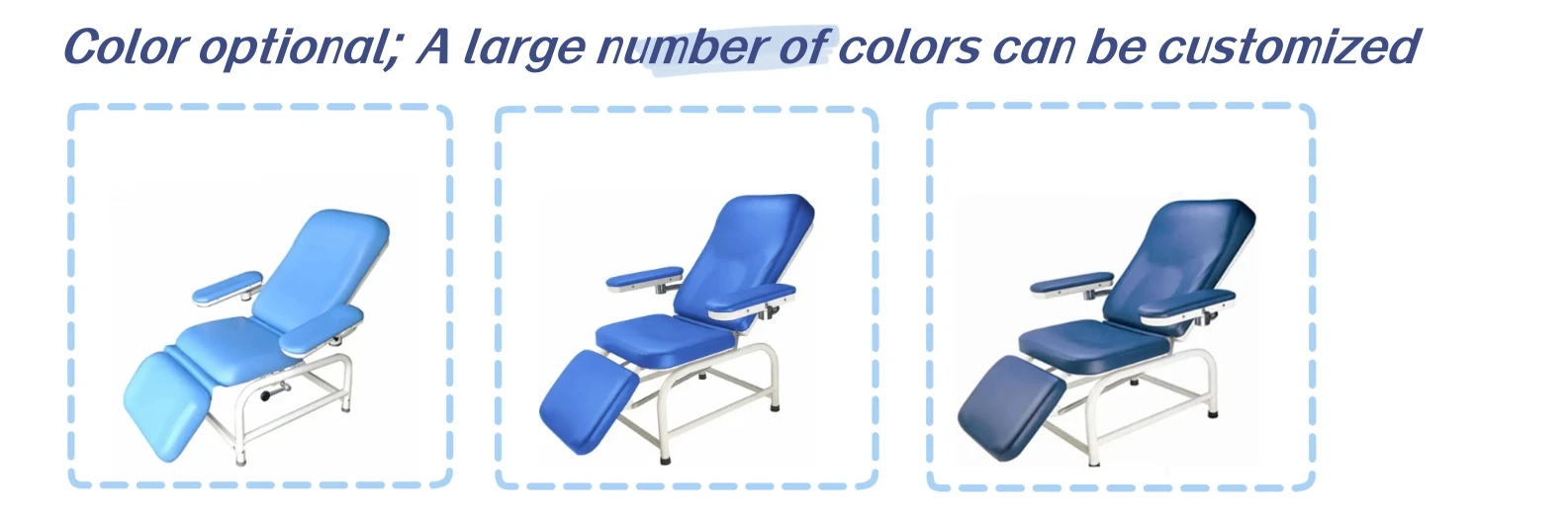 Factory Hospital Manual Blood Donor Chair Phlebotomy Chair Dialysis Hemodialysis Chair
