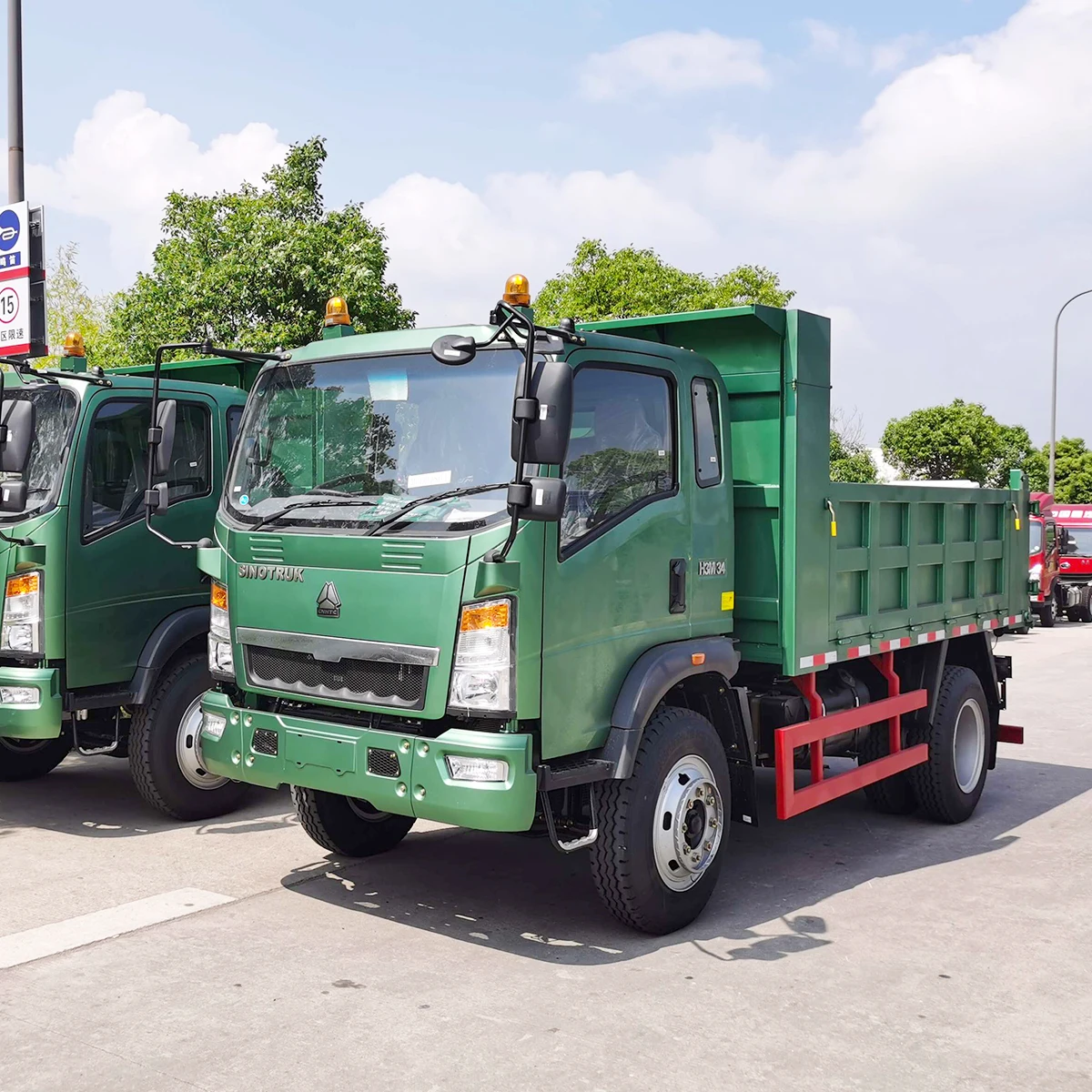 Mini Dump Dumper Truck for 4x2 Sinotruk Howo Tipper