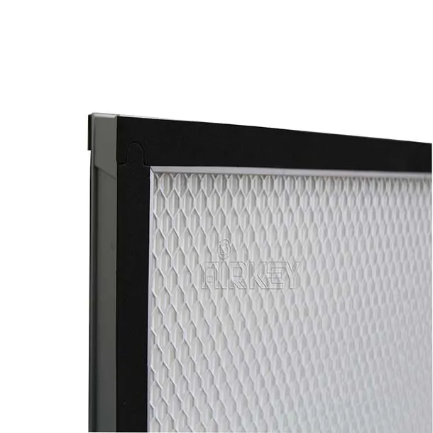 Air Filter with V-Bank Type Medium Efficiency for HVAC System Electronic Cleanroom Laboratory and Gas Turbine System