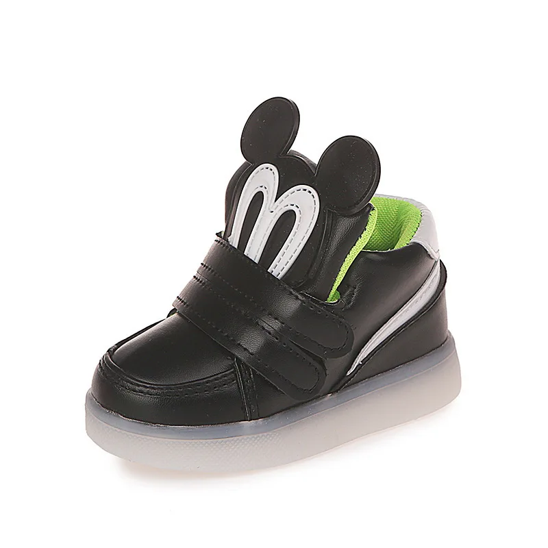 The new children sports shoes kids boys basketball shoes soft bottom cartoon shoes