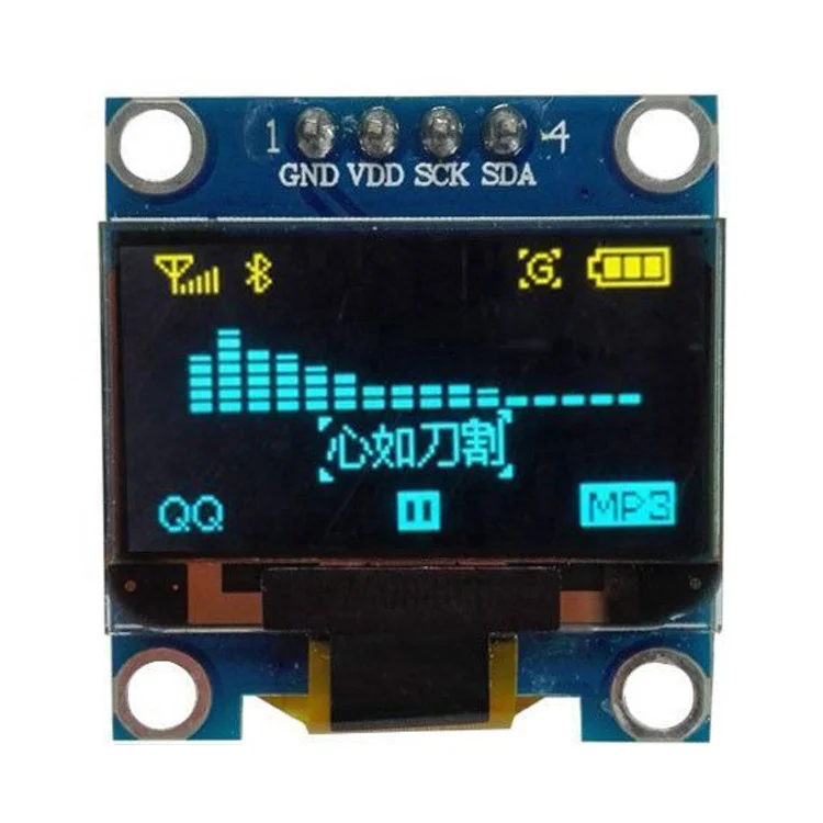 128x64 OLED 0.96 inch white color OLED Display module with PCB board IC SSD1306 with PCB board