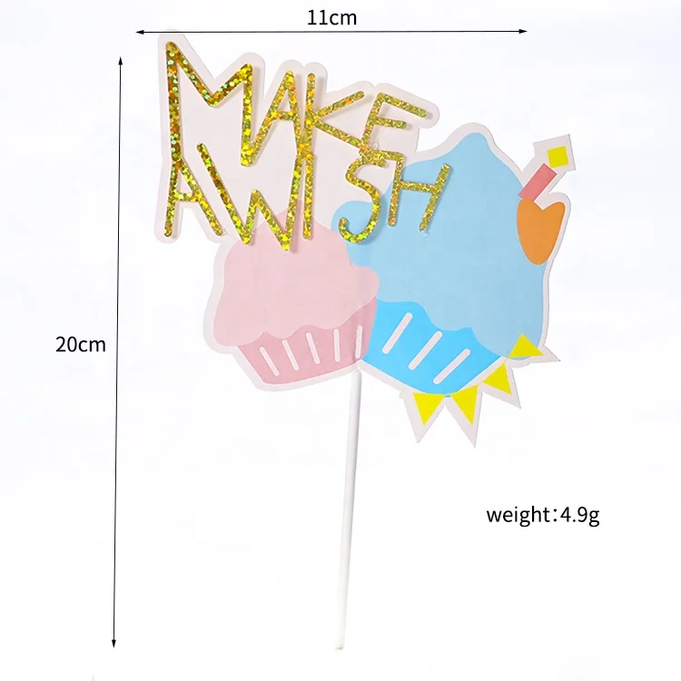 New hot fashion paper cake topper birthday party cake topper cartoon gift balloon hot air balloon cake toppers