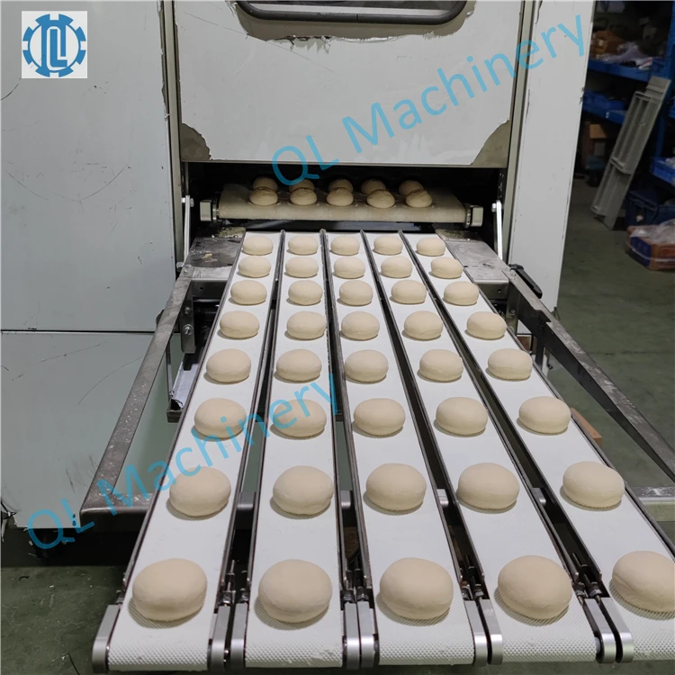 Bakery equipment Hot selling fully auto-dough divider rounder burger dough balls rounding machine for hamburger making plant