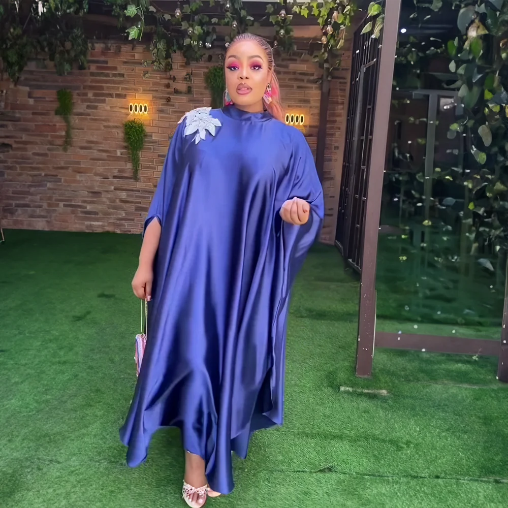 Rushed Natural Boubou Africain Homme rayon Ankara Dress African embroider Boubou Africain Women