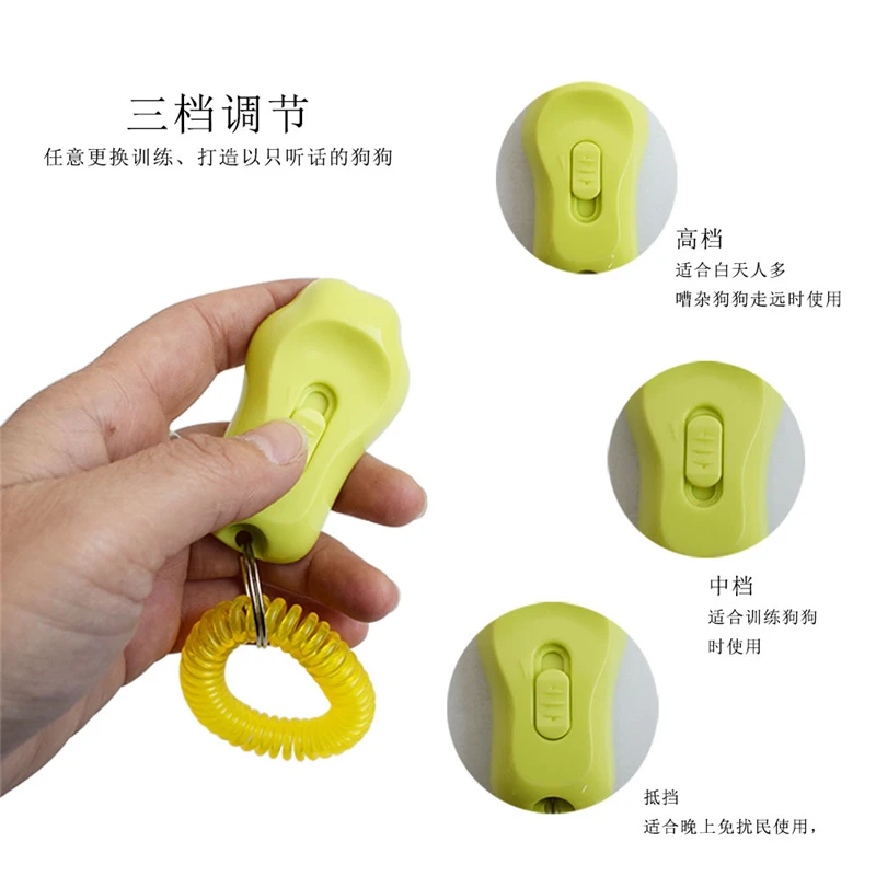 
Manufacturer Wholesale Custom Logo Multi-color Dog Training Clicker 