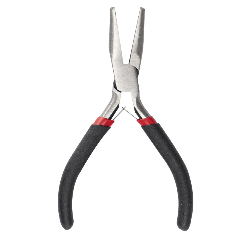 HYSTIC 4.5-Inch Carbon Steel Mini Jewelry Pliers Electrical Wire Cutters Toothless Aluminum Serrated Multi-Functional Metric