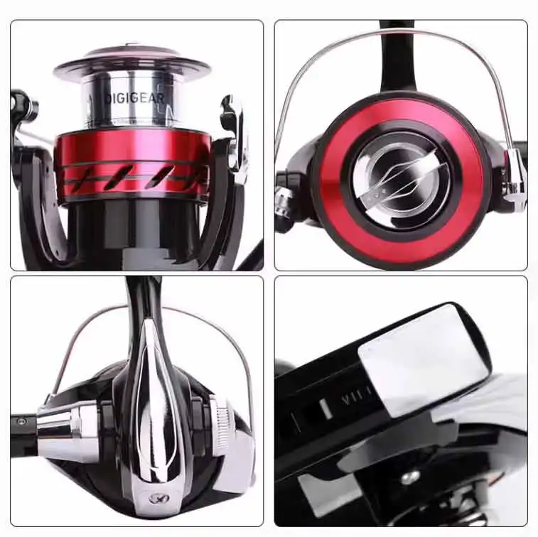 2B CS 1500 2000 2500 3000 3500 4000 4500 5000 2 + 1BB Max Drag 2-8 кг Спиннинг рыболовная Катушка