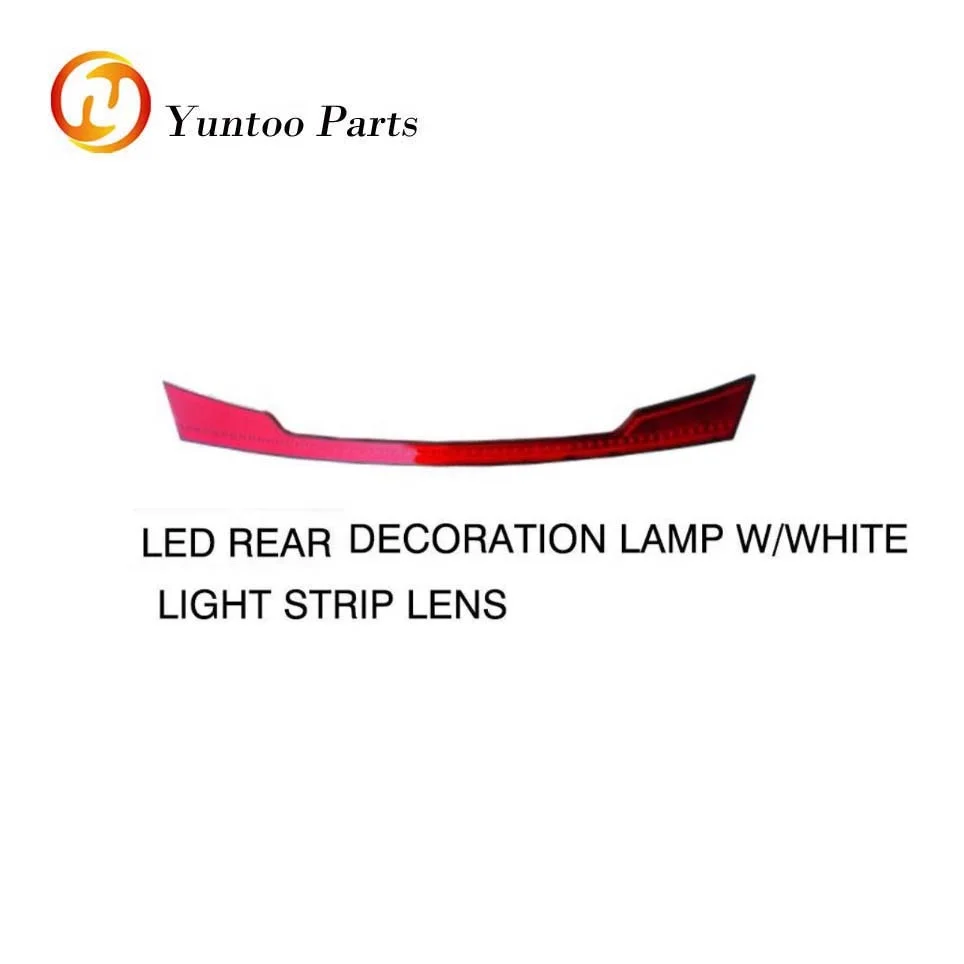 Auto bus LED rear decoration lamp with white light back decoration board