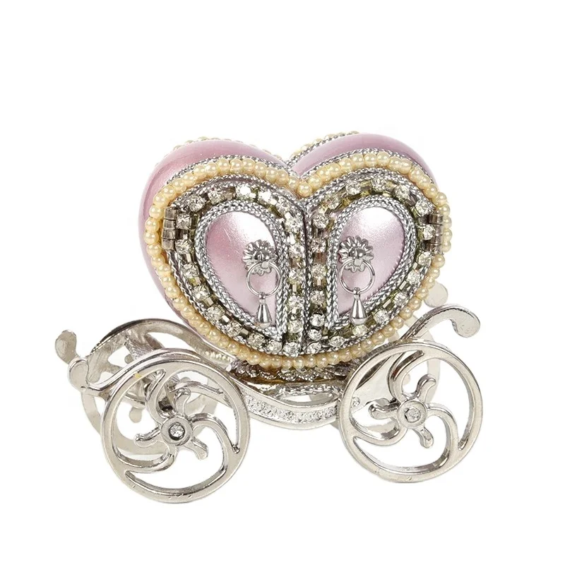 New beautiful high quality egg carving custom jewelry box