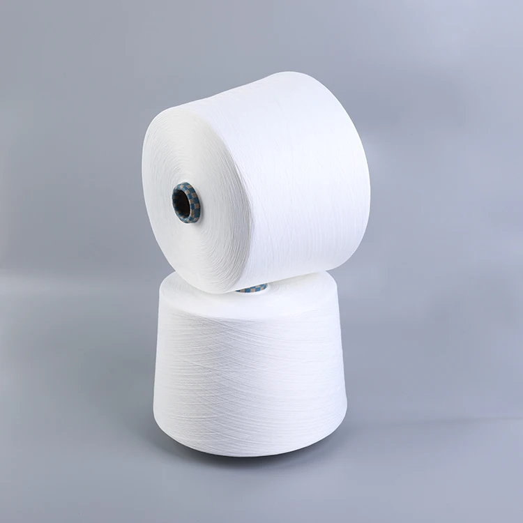 
100% polyester spun virgin yarn for knitting 