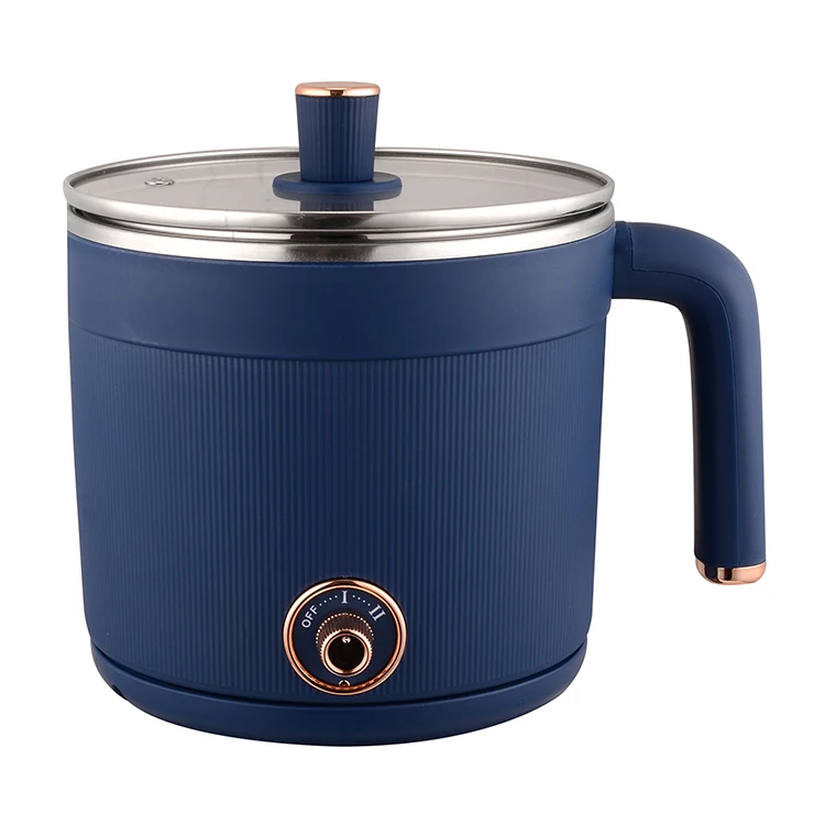 Оптовая продажа с завода, семейный Пластиковый Полипропиленовый Мини Многофункциональный Электрический горшок для приготовления пищи 1,5 л