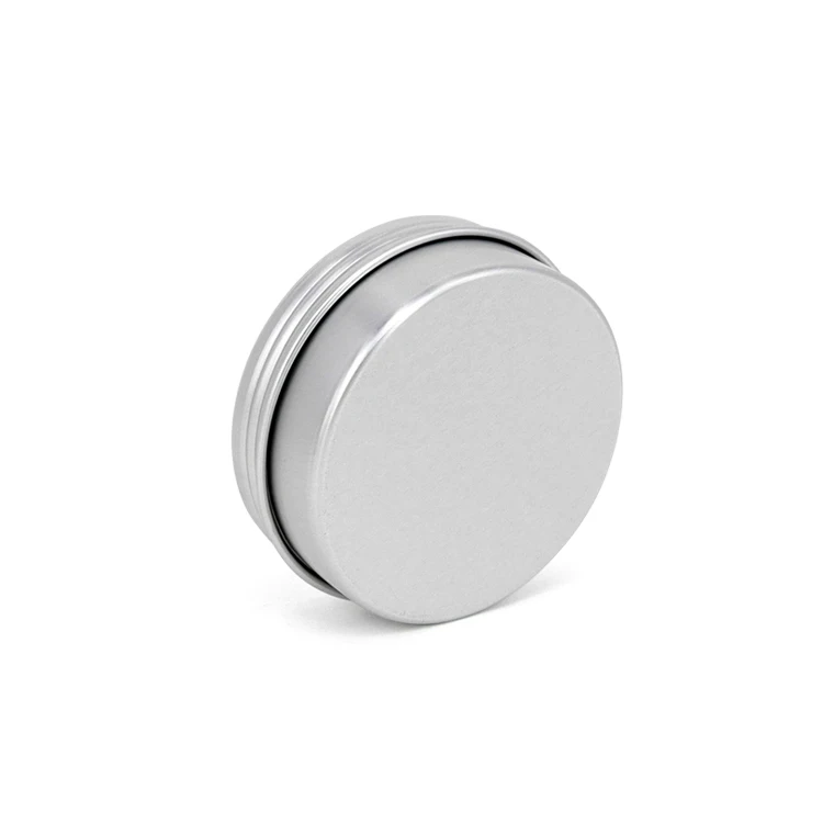 Aluminum round jar ointment jar sauce Aluminum Jar wholesale custom spice tin packaging containers