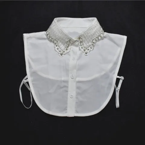 Detachable shirt women collar white cotton neck decorative women garment collar