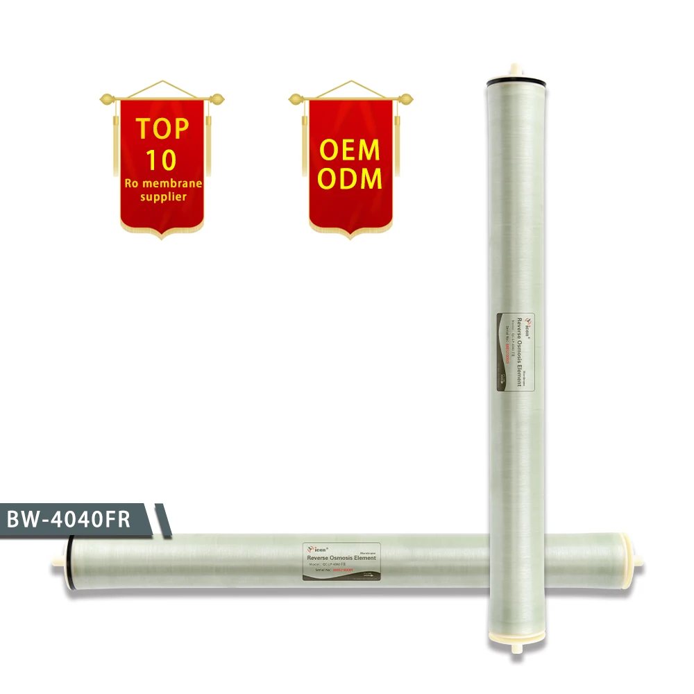 Qicen Brackish Water Anti-Fouling Series 2200gpd High TDS 4040 Industrial Ro Membrane