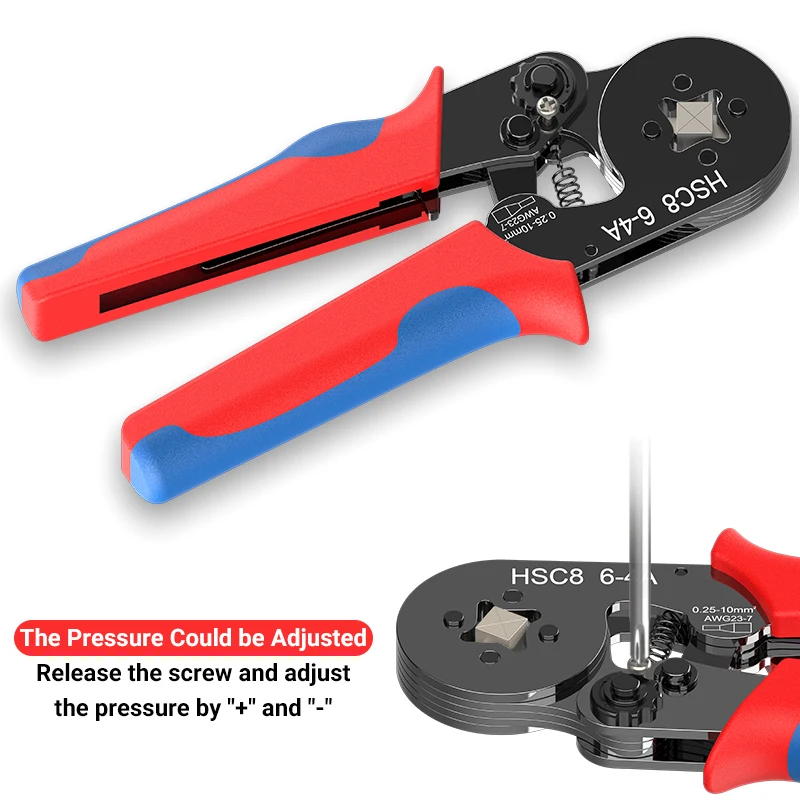 AWG23-7 Wire Crimping Tool Kit Ferrule Crimping Tool Kit Crimper Plier Set with 1200PCS Wire Terminals