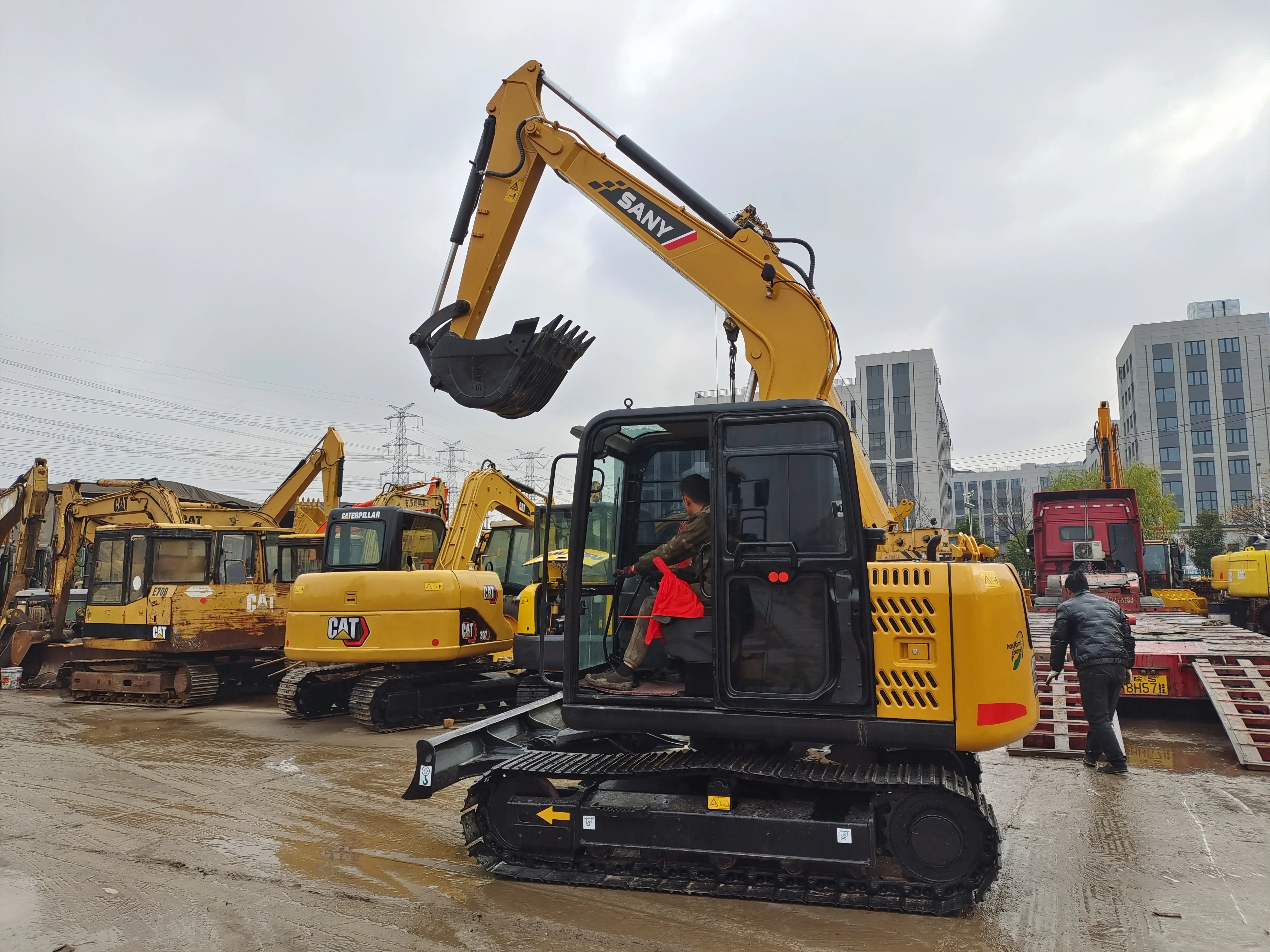 2022 Year Perfect condition distributor Price Brand New 7 Ton SANY Excavator SY75C Pro on Sale
