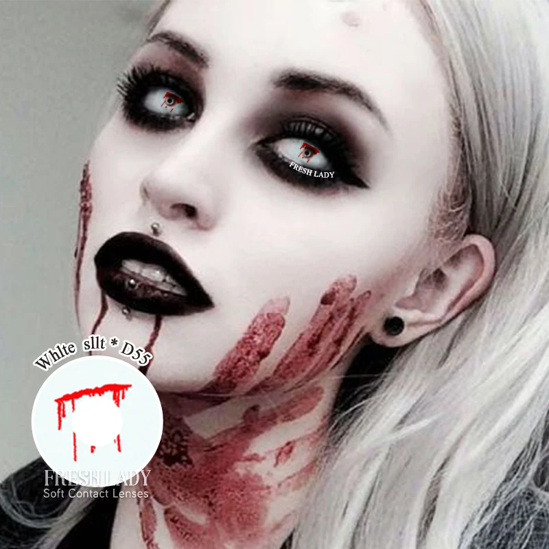 2019 freshlady color contact lens fancy eye contact lenses wholesale halloween soft contact lenses