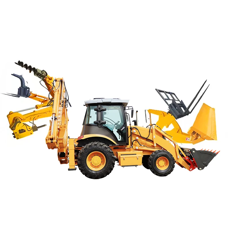 LY-388 small garden tractor loader backhoe boom small loader bucket avant mini loader backhoe with price c