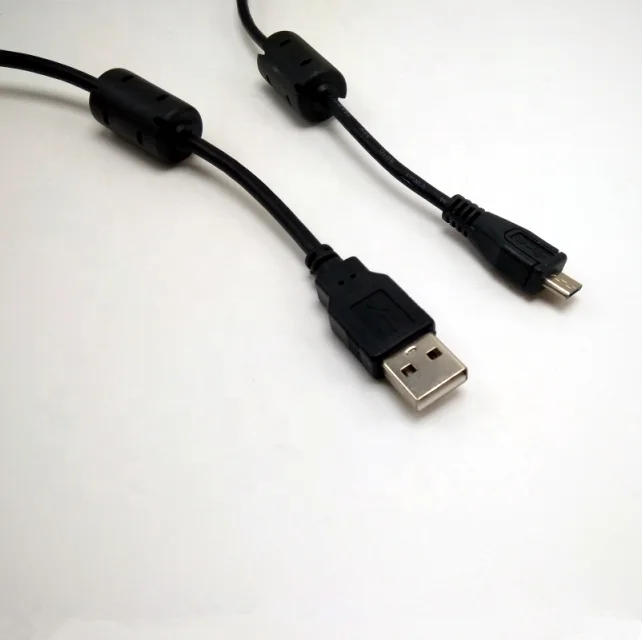 Factory original high quality  micro usb cable for android Mobile phone with two ferrites