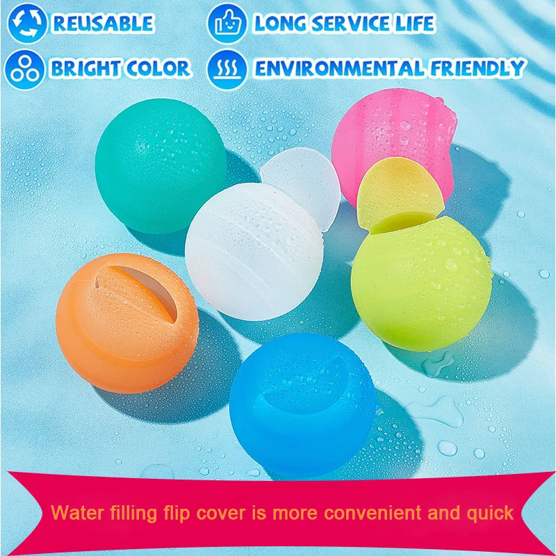 Baifu Reusable Self Sealing Water Bomb Balloons Summer Silicone Water Bomb Water Ballon Swimming Pool Toys