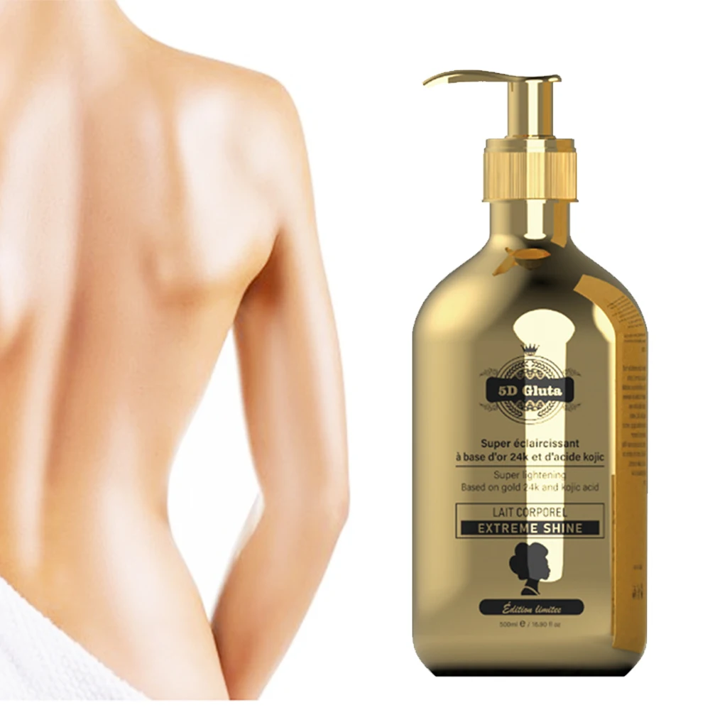 24K kojic acid super lightening in 7 days results body lotion BODY MILK EXTREME SHINE anti aging, smooth skin body milk