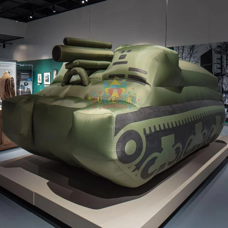 Wholesale commercial grade outdoor events blow up advertising air defense inflatable tank model