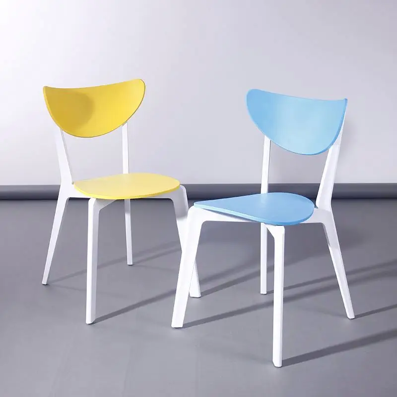 
factory wholesale colorful dining room chairs new model K/D full PP plastic dining chairs 