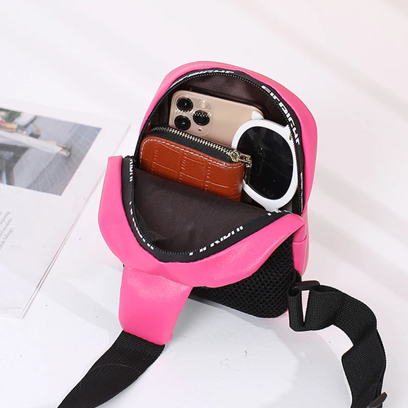 Wholesale 2024 newly PU Crossbody bag classic design lady fashion shoulder Chest Bag Casual Leather waist bag For Women