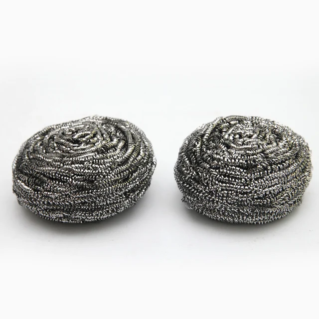 60g*1Stainless Steel Scrubber Scourer Cleaning Steel Sponge and Scouring Pads for Kitchen Cleaning