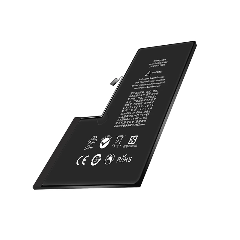  Новые поступления OEM сменный литий-ионный аккумулятор A2466 для iPhone 12 Pro Max 3687mAh 3 83