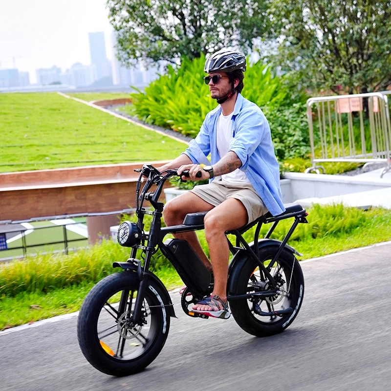 Double battery Ouxi V8 ebike are available in NL USA warehouse 20 inches fat tire electric bike 750w 250w Electric bicycles