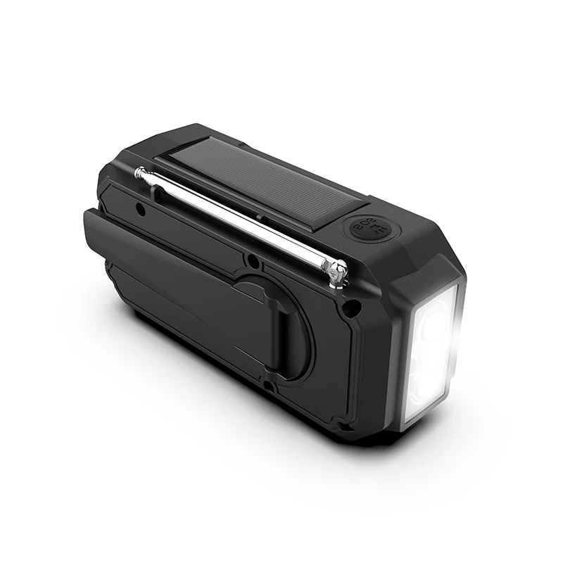 High Quality Portable Survival Power Radio Flashlight AM/FM BT NOAA Weather SOS Dynamo Hand Crank Solar Emergency Radio