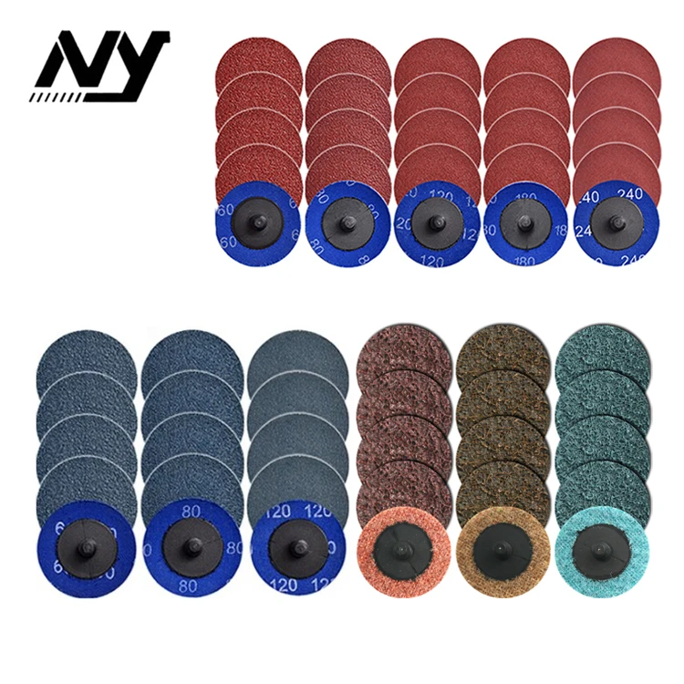 
Custom 2 inch TR Type 3 Quick Change Disc Set Abrasive Roloc Disc for Metal Grinding and Polishing 