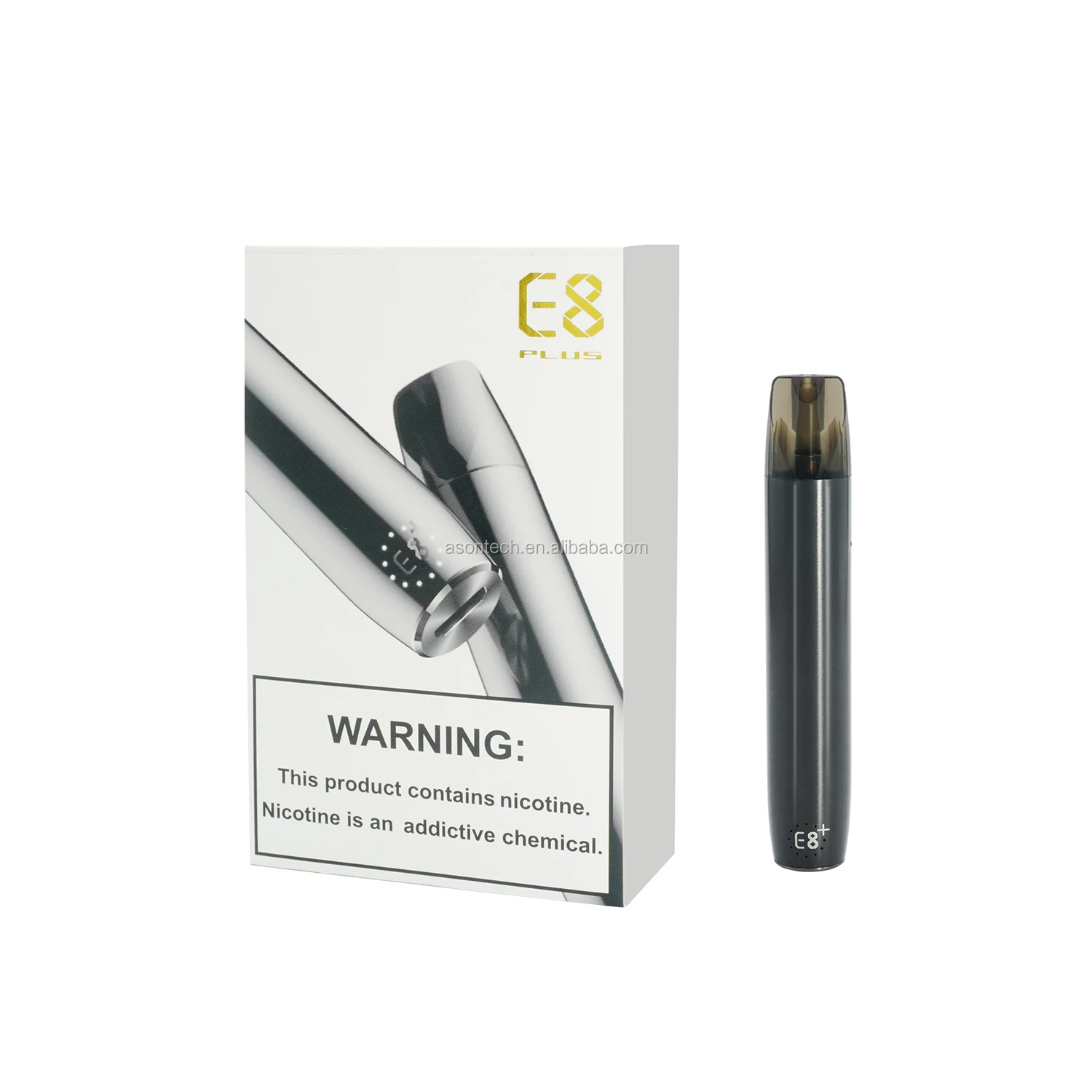 
2020 Hot selling E8 PLUS Pod System 1.2ml Refillable E-cigrette 