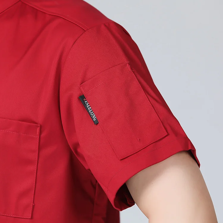 Мужская однобортная Униформа с коротким рукавом, M-4XL