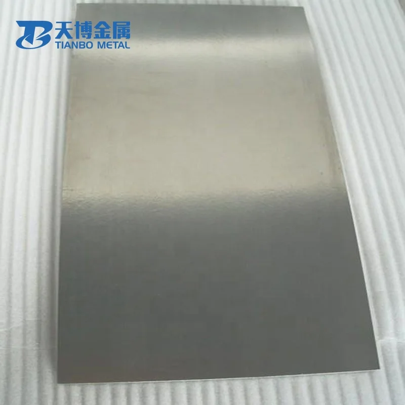 Tungsten Sheet High Purity Tungsten foil supplier factory for lab research materials baoji tianbo metal company