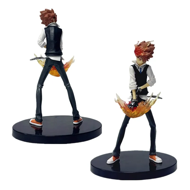19CM Anime Katekyo Hitman Reborn Figure Sawada Tsunayoshi Figurine PVC Figuras de Anime Statue Japan Collect Model Toy Doll
