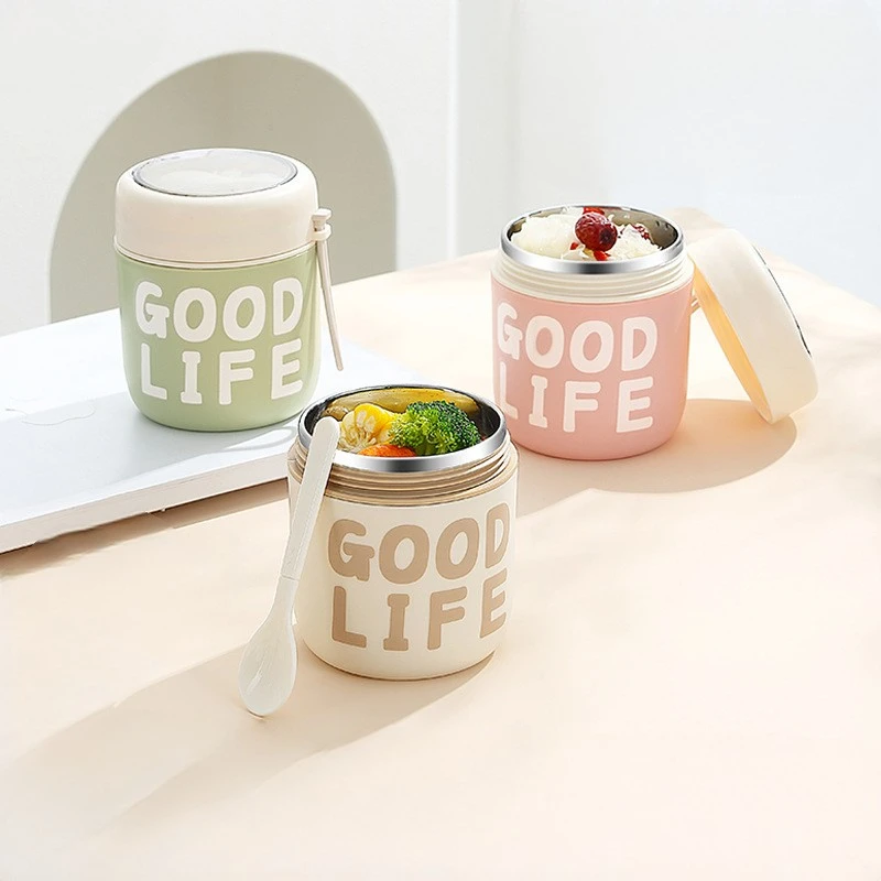 500ml soup bowl 304 Stainless steel breakfast cup student portable thermal insulation milk stainless steel office coffee cups