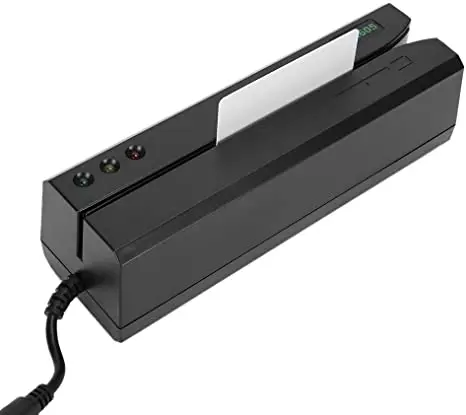 MSR 605 карт ридер от производителя, с магнитной полосой салфетки устройства, 3-трек считыватель кредитных карт кодер