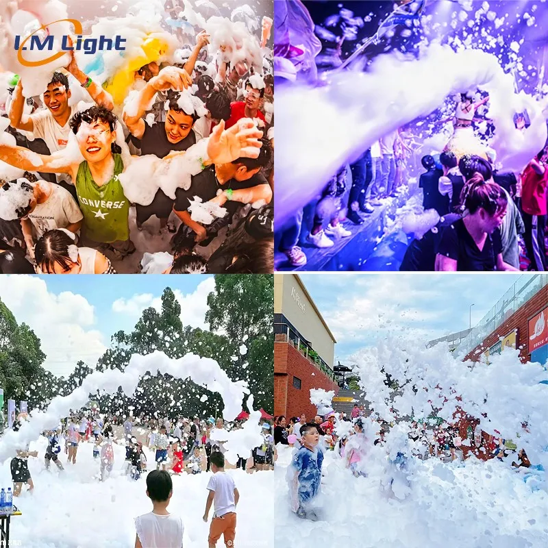 2024 new style hot sell LM 1500W waterproof foam machine for parties spray cannon party foam machine for swimming pool party
