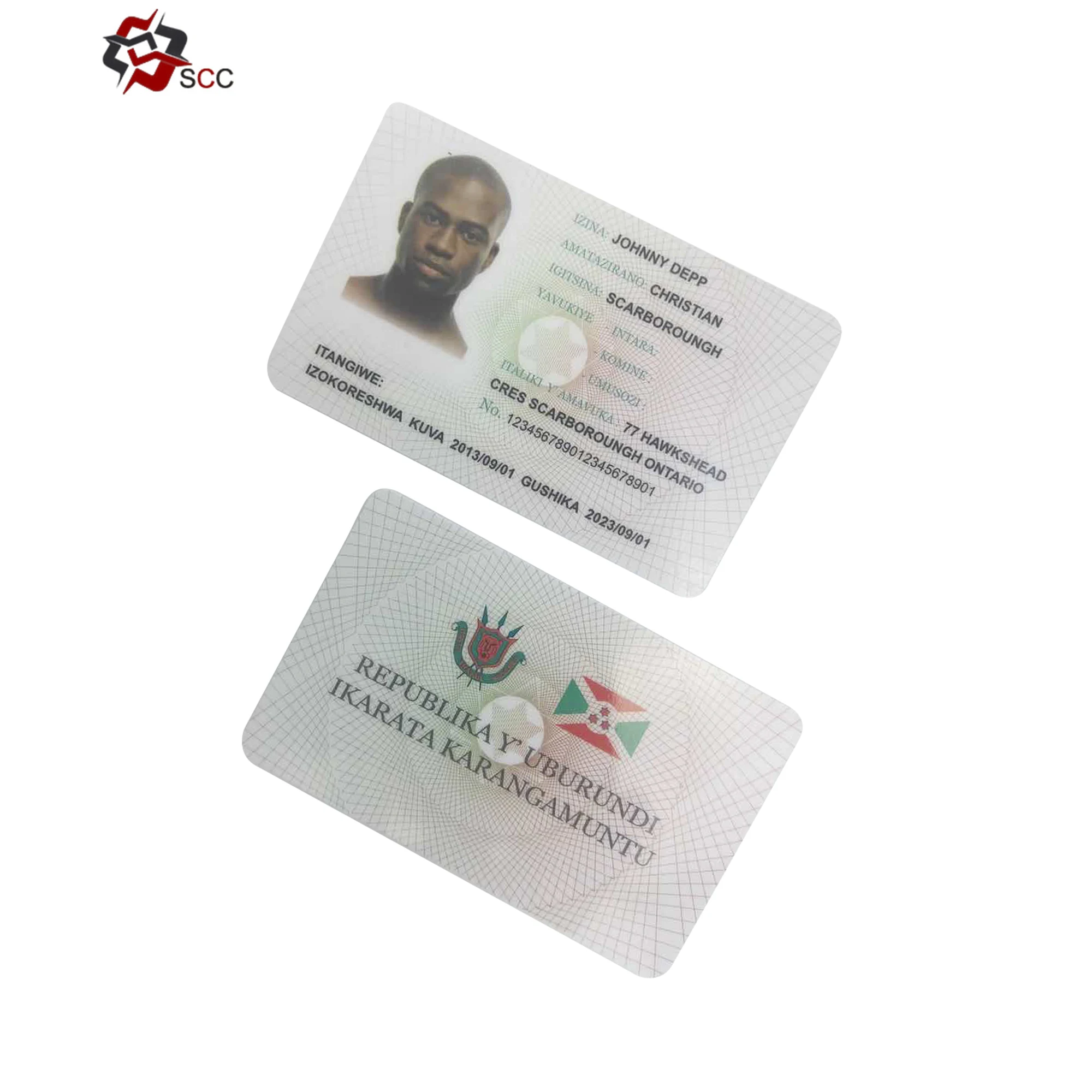 Индивидуальные фото национальная ID карта 125 кГц TK4100 EM4100