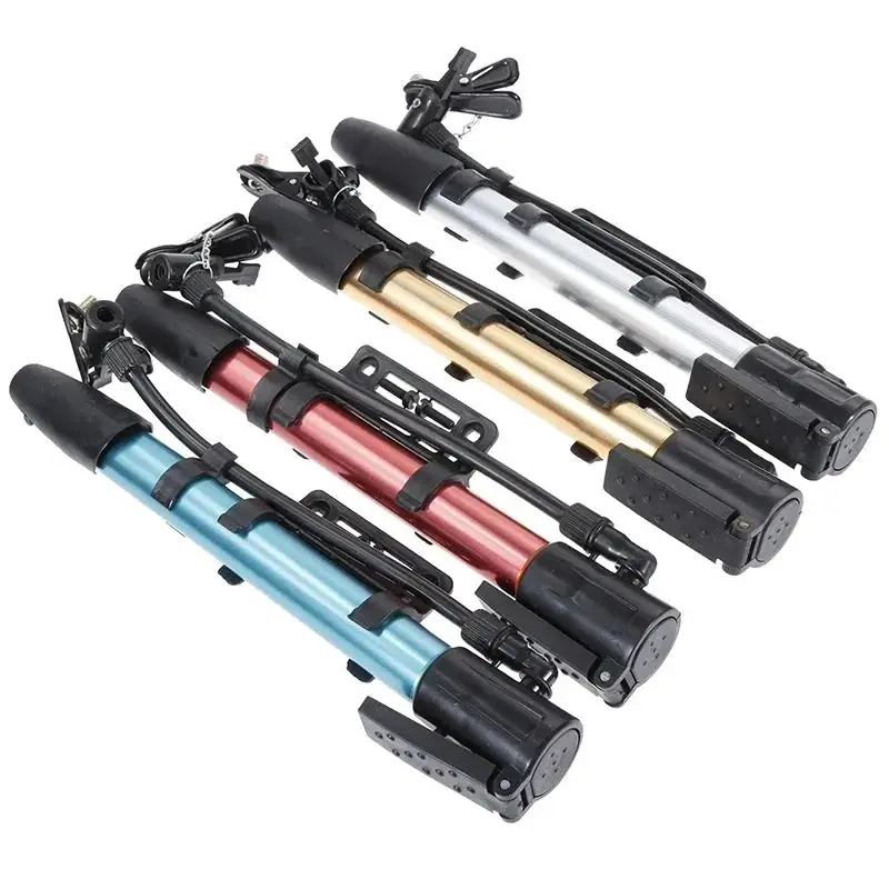 New foot pump mini high pressure air inflator for bicycles and toy balls