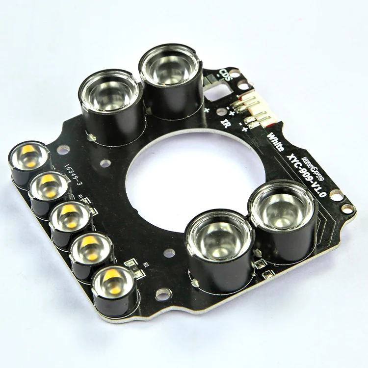 Заводская индивидуальная инфракрасная светодиодная плата 830нм 850нм 940нм 950нм без красных точек ИК-плата на большое расстояние инфракрасная камера видеонаблюдения