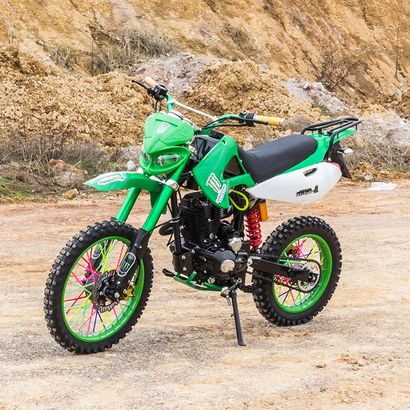 Dirtbike 4 Stroke Big Wheel Dirt Pit Bike Gasoline Motorcycles 125 cc 50cc 250cc Air Cool Kick And Electric Start Off Road