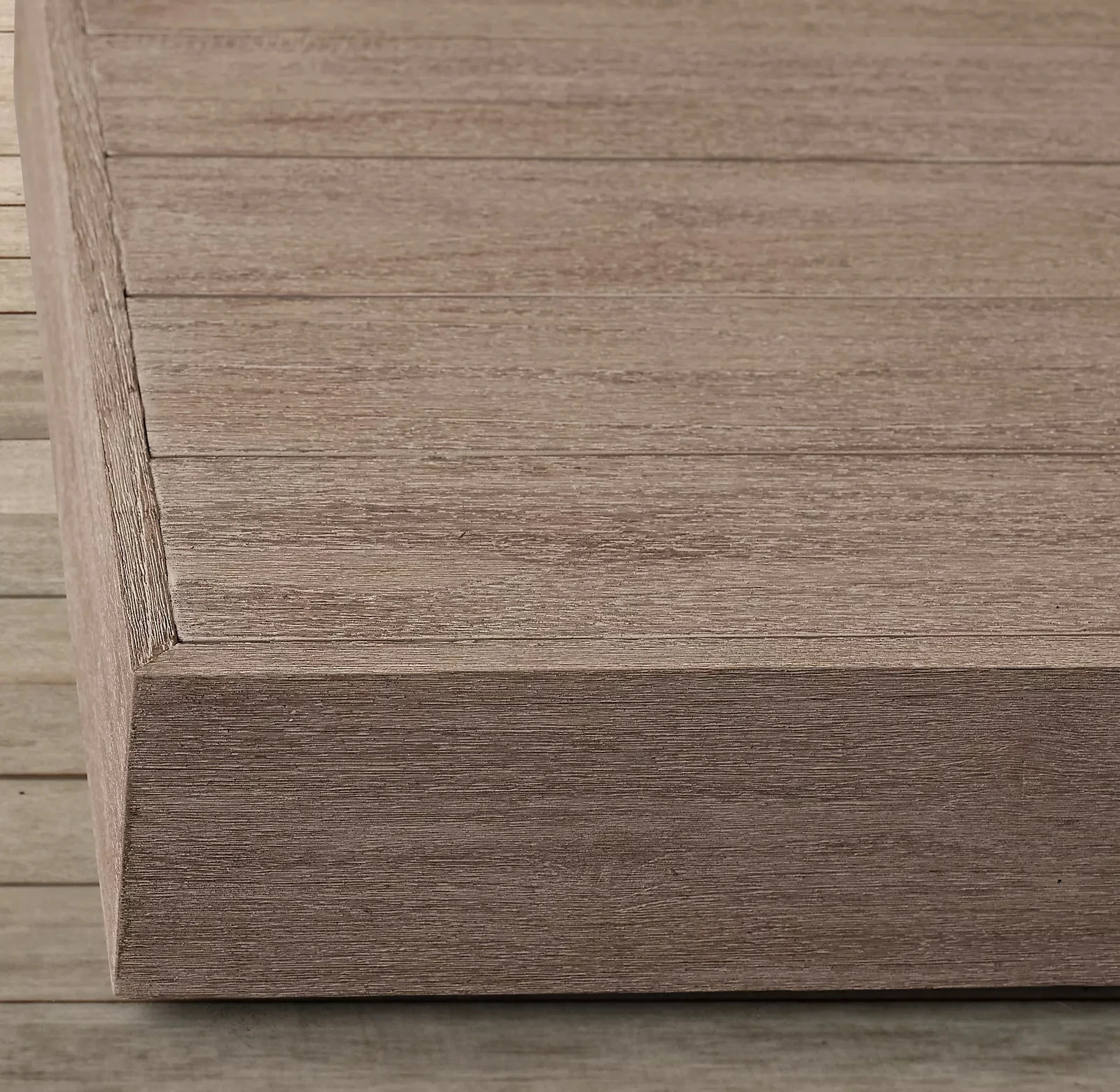 Outdoor garden furniture teak coffee table marbella teak rectangular coffee table