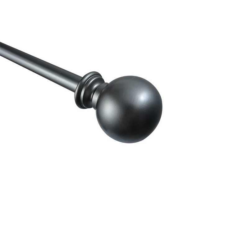 Factory direct supplier curtain rods sets decorative curtain poles metal curtain rod poles