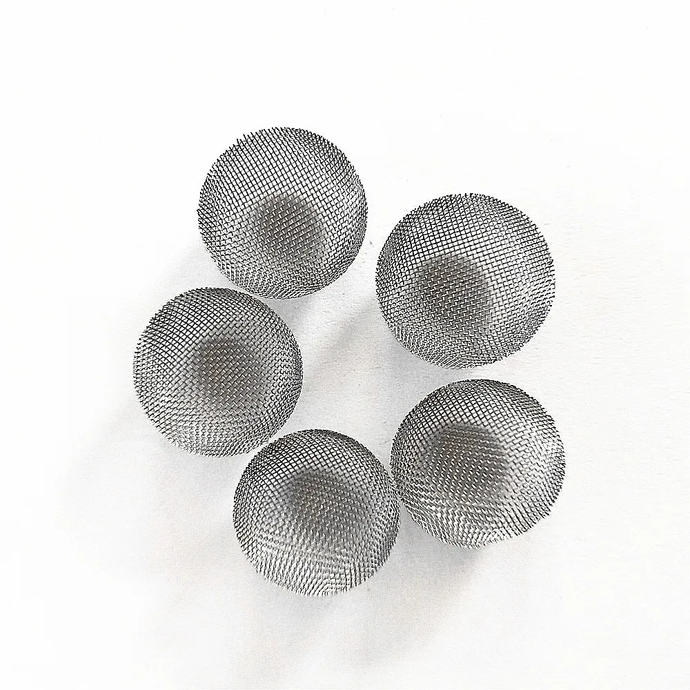 brass / stainless steel cone dome pipe smoking filter caps / bowl